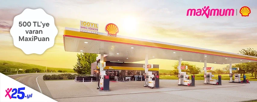 Shell İstasyonlarında 500 TL Maxipuan Fırsatı