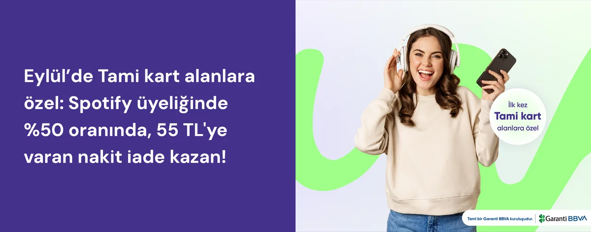 Spotify Üyeliğinde %50 Oranında Nakit İade!