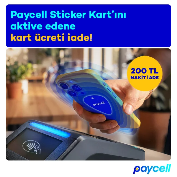 Sticker Kart'ını aktive edene kart ücreti iade