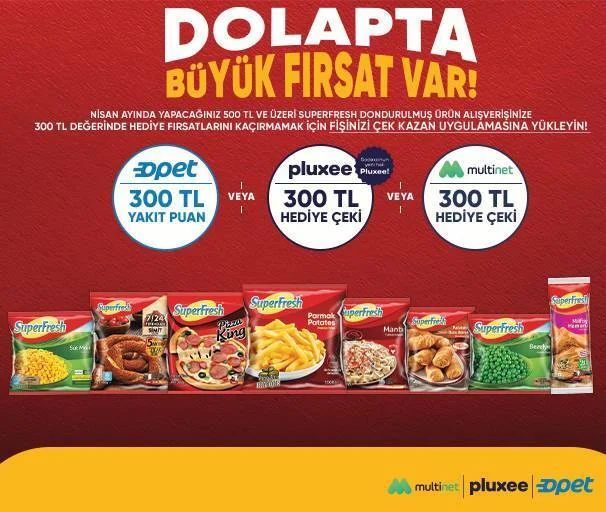 Superfresh Çek Kazan Opet Yakıt Puan Kampanyası