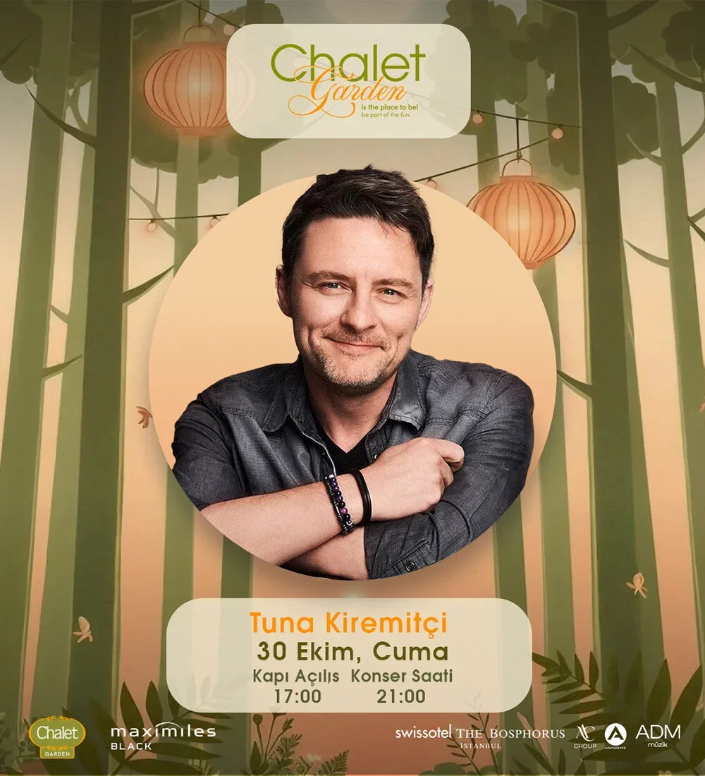 Swissotel The Bosphorus Chalet Garden'da Gerçekleşecek Olan Tuna Kiremitçi Konser Etkinliği Biletlerine %20 Daha Az Öde.