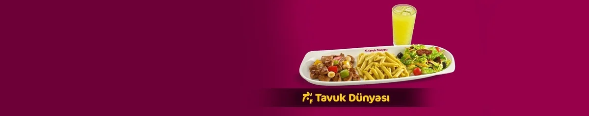 Tavuk Dünyası’nda tavuk tabağı + içecekler siparişlerinde geçerli %25 indirim
