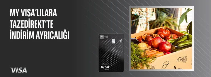 My Visa'lılara Tazedirekt'te İndirim Ayrıcalığı