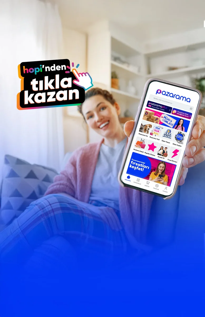 Tıkla Kazan Butonuyla Pazarama'da Seçili Kategorilerde %5 Paracık Kazan.