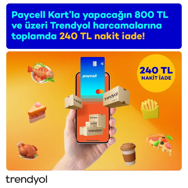 Trendyol’da Toplamda 240 TL Nakit İade!
