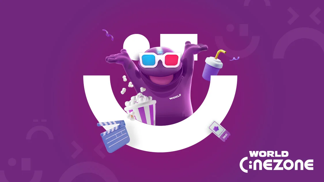 World Cinezone sinema büfelerindeki yeme-içme harcamalarında %10 indirim!