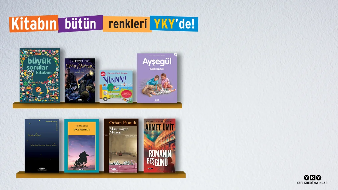 Yapı Kredi Yayınları’nda peşin fiyatına 4 aya varan taksit!
