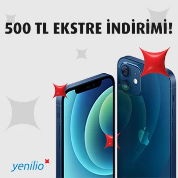 Yenilio'dan alışverişinize 500 TL ekstre indirimi!