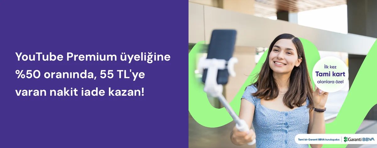 YouTube Premium Üyeliğinde %50 Oranında Nakit İade!