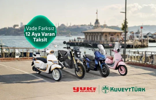 Yuki Motor’da Vade Farksız 12 Aya Varan Taksit Fırsatı