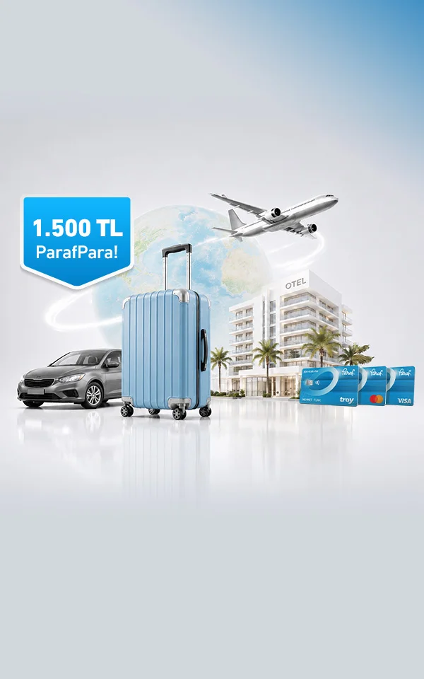 Yurt Dışı Online Seyahat Alışverişlerinize 1.500 TL ParafPara