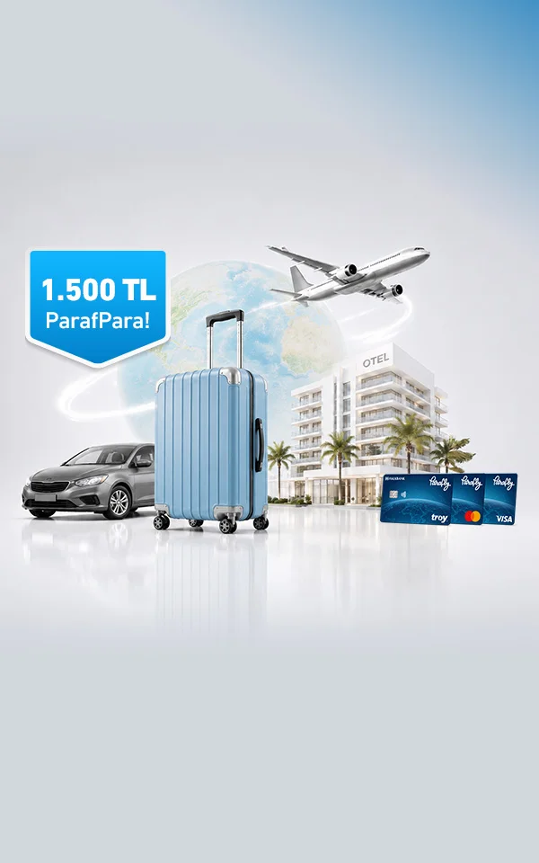 Yurt Dışı Online Seyahat Alışverişlerinize 1.500 TL ParafPara