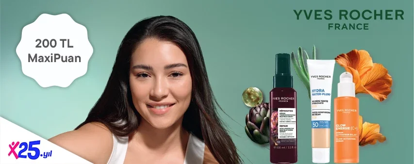 Yves Rocher'da 200 TL Maxipuan!